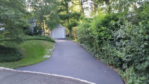 MSEAL photo of sealcoated driveway