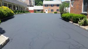 MSEAL photo of sealcoated driveway