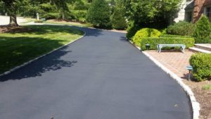 MSEAL photo of sealcoated driveway
