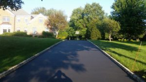 MSEAL photo of sealcoated driveway