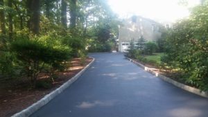 MSEAL photo of sealcoated driveway